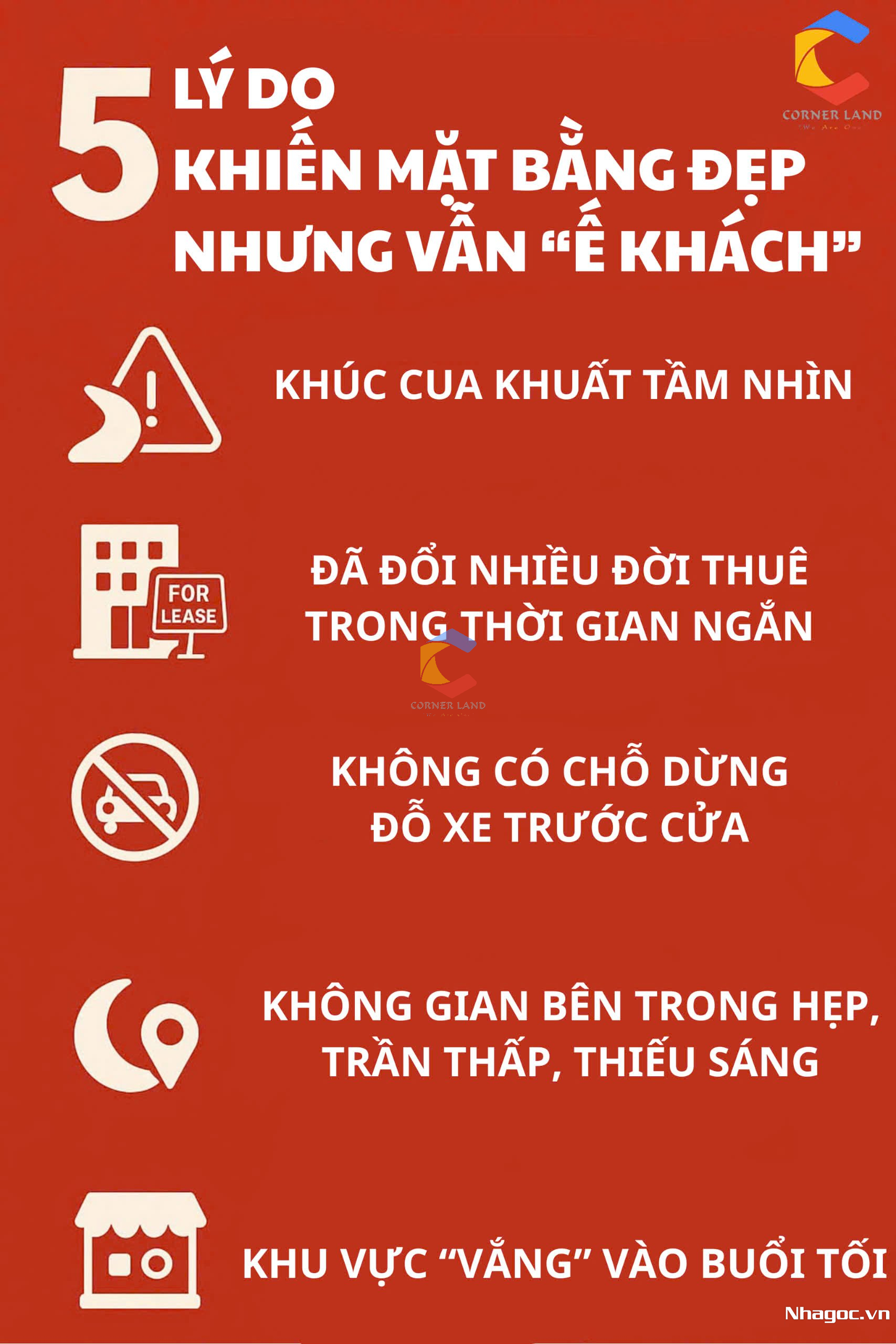 5 Lý do khiến mặt bằng đẹp nhưng vẫn " Ế KHÁCH"
